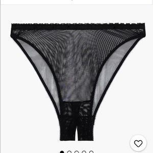 Savage X Fenty NEW lace crotch less bikini SZ L